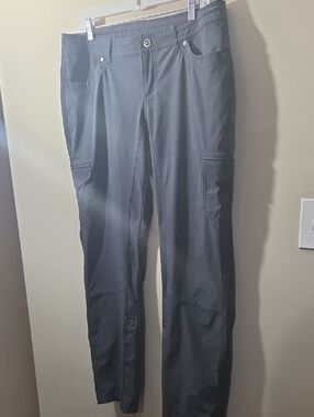 Kuhl Black Utility Pants with Blue Logo Accent